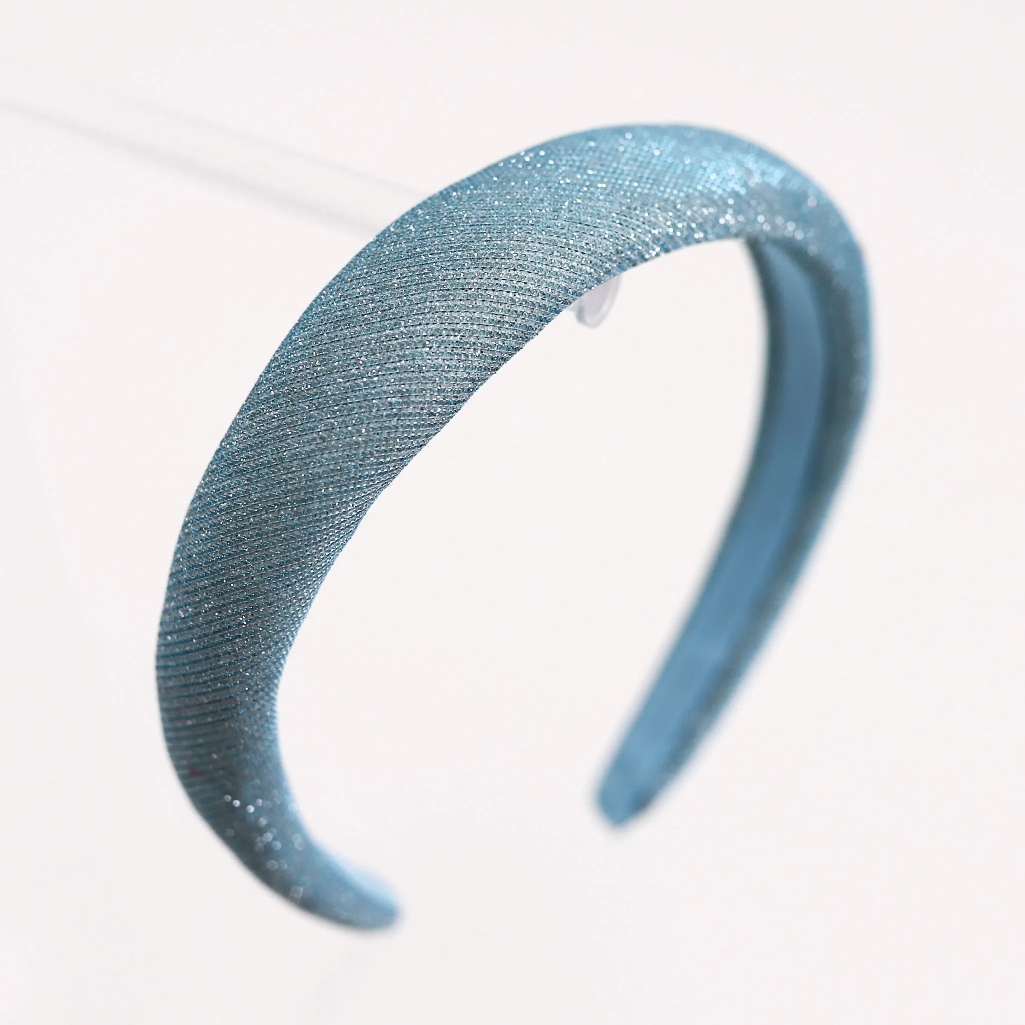 Cushioned Headband - Sparkly Light Blue
