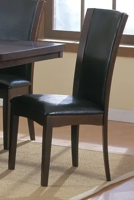 Daisy Dark Brown Parson Chair