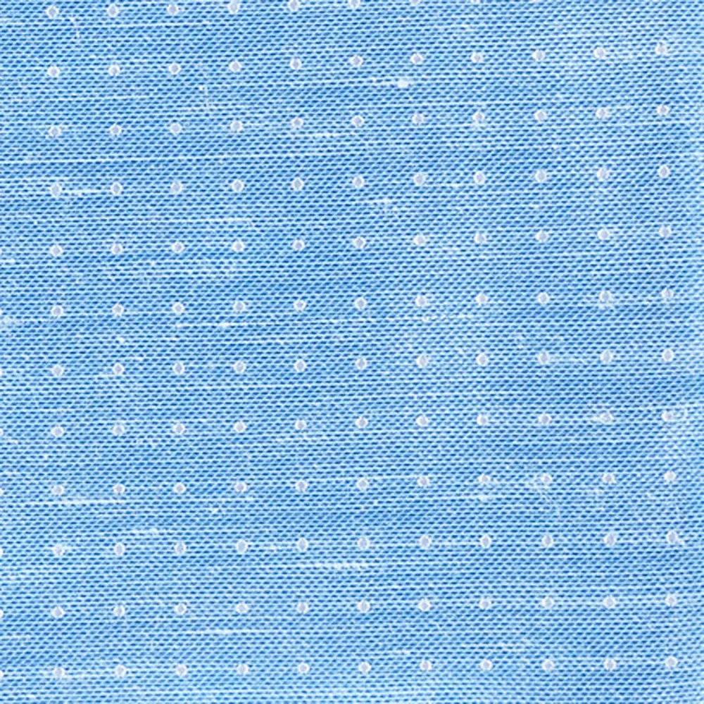Destination Dots Light Blue Pocket Square