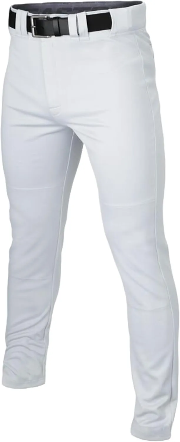 Easton Men's Rival  Baseball Pants | Full Length Semi-Relaxed Fit | Adult Sizes | Solid | Multiple Colors