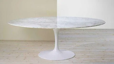 Eero Saarinen Dining Tulip Table - Oval Dining 48 x 86 Inch