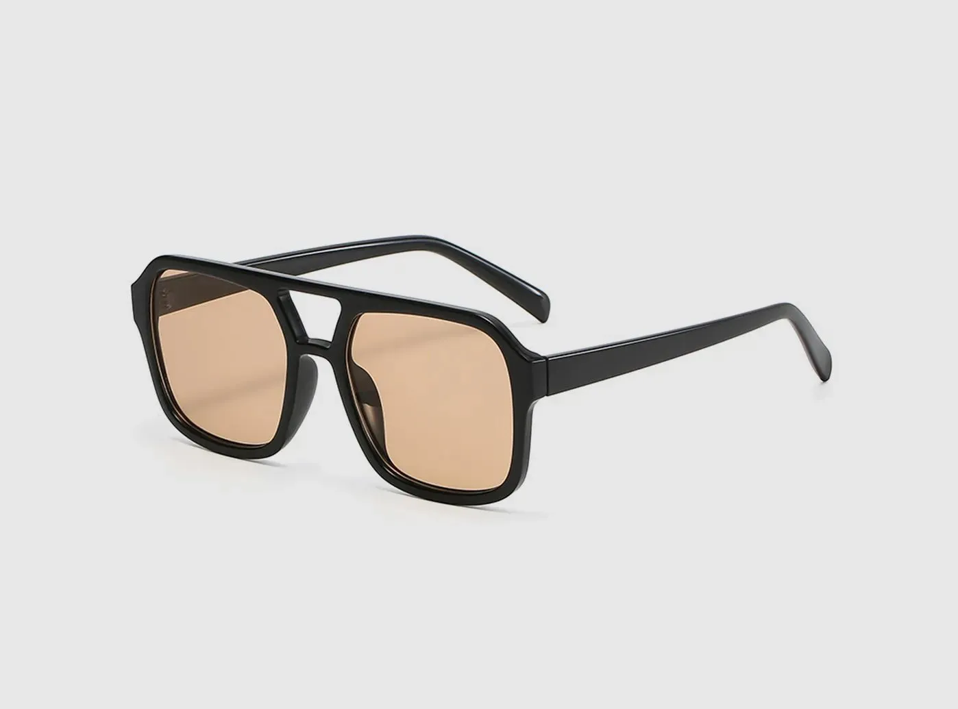 FitVille Dual-Bridge Aviator Sunglasses