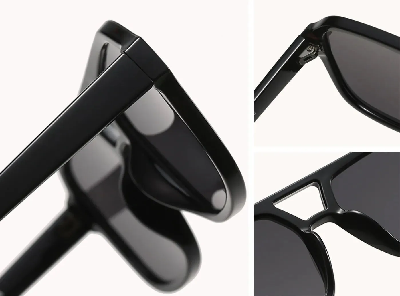FitVille Dual-Bridge Aviator Sunglasses