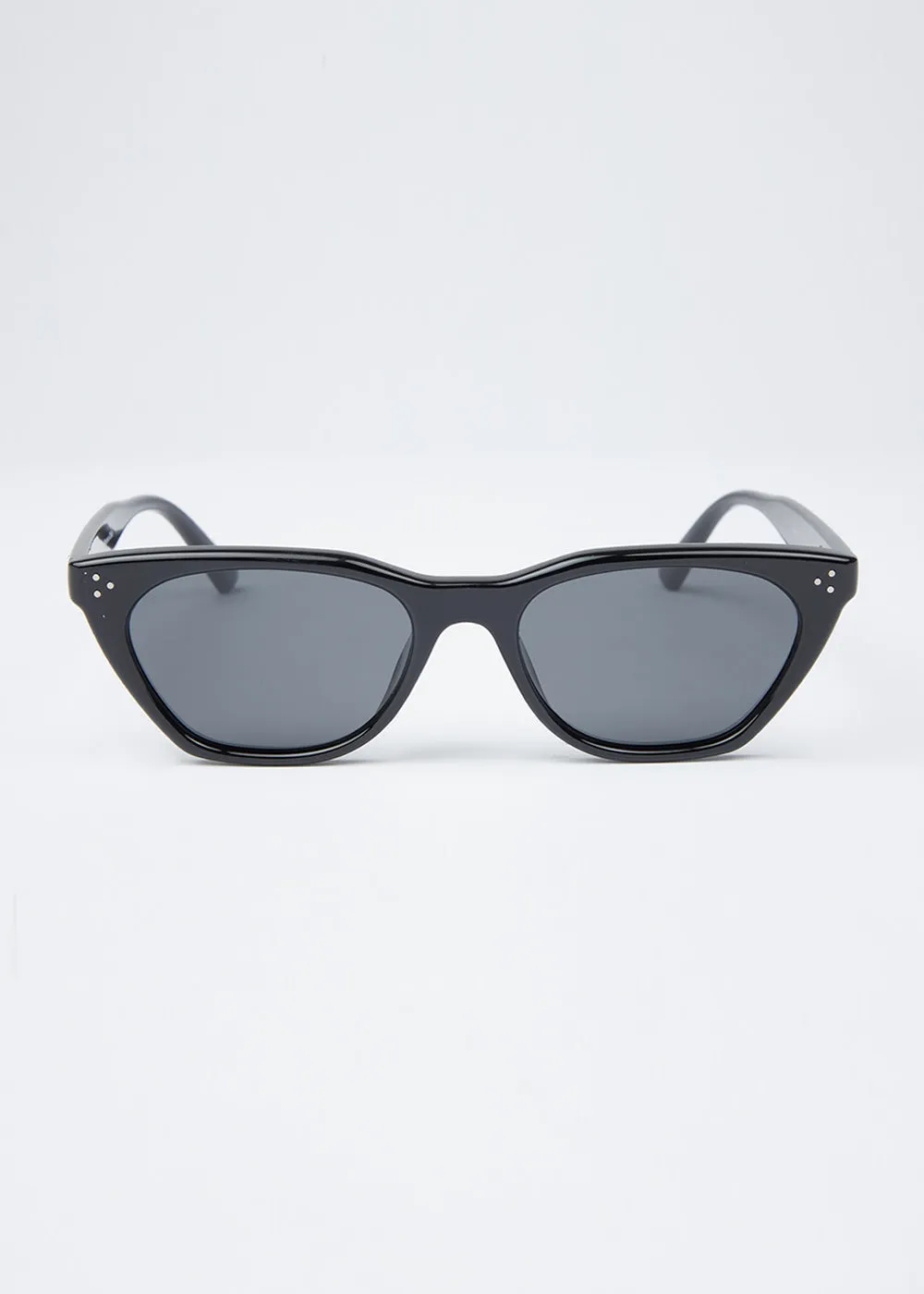 Frost Gray Unisex Cat-eye Sunglasses