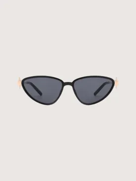 Gold Accent Sunglasses | Black