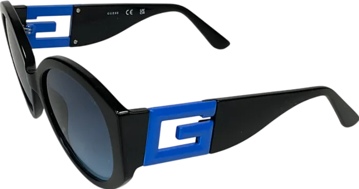 Guess Black And Blue Sunglasses One Size