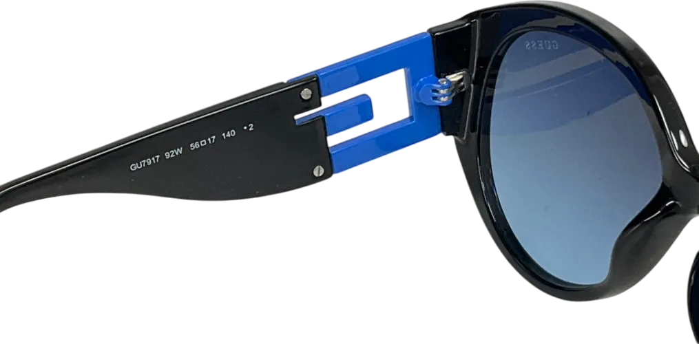 Guess Black And Blue Sunglasses One Size
