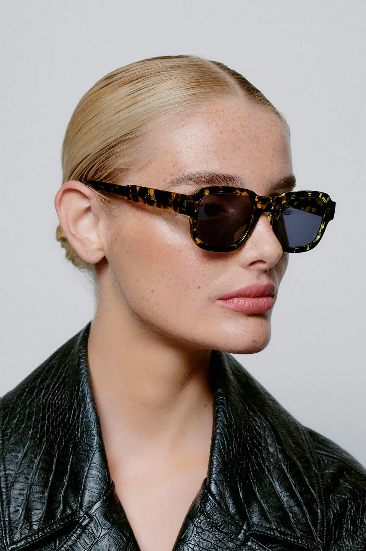 Halo Sunglasses Black/Yellow Tortoise