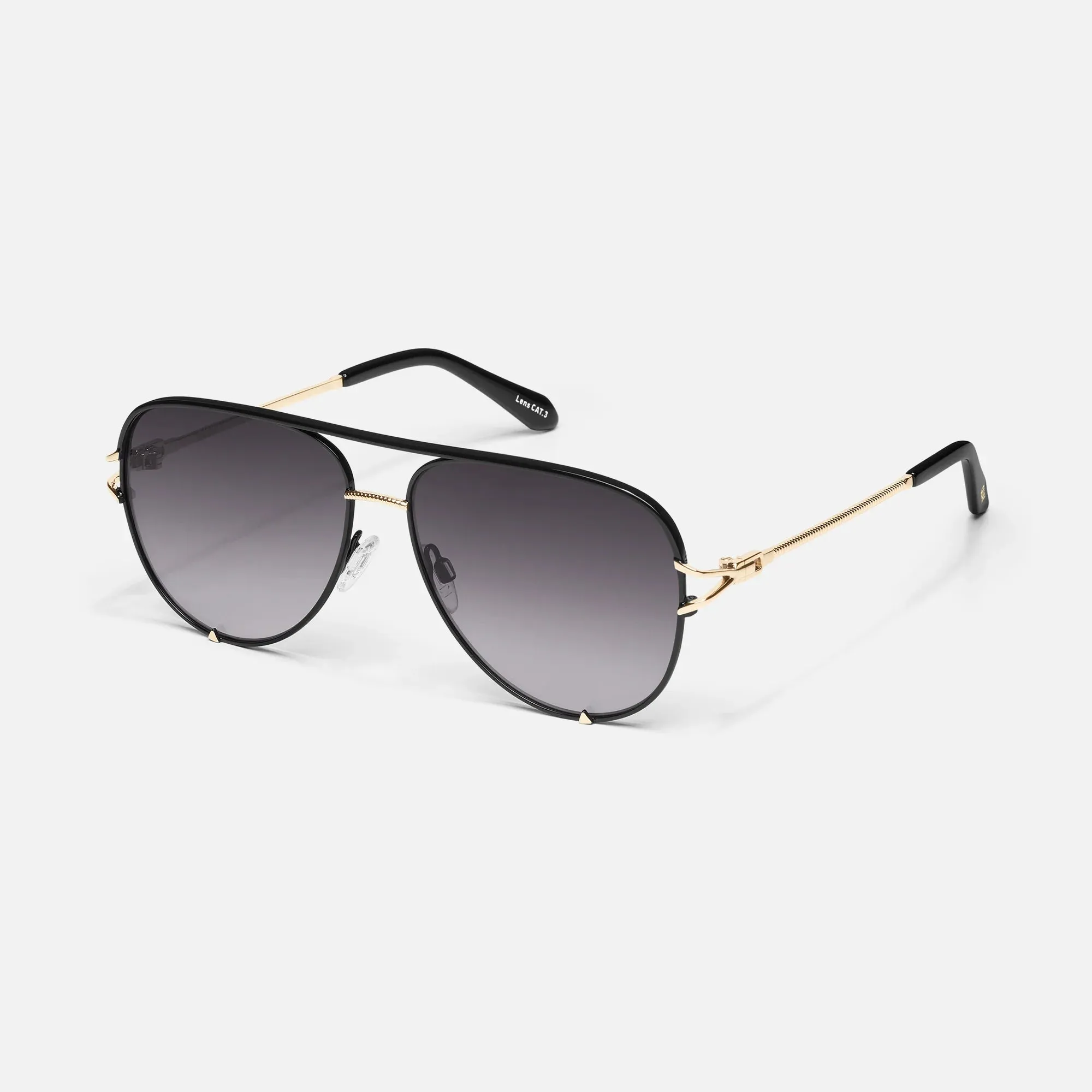 High Key Twist -Black Frame / Smoke Lens