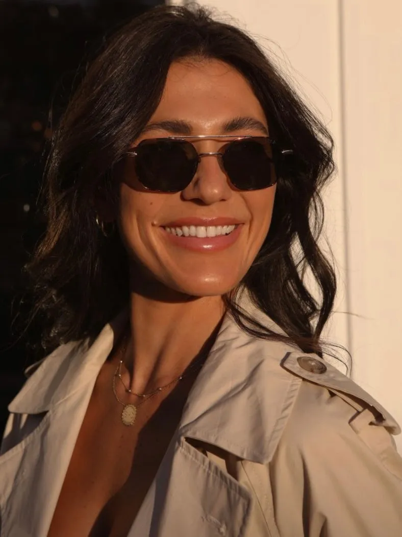 I-SEA - Sara Sunglasses In Tort/Olive