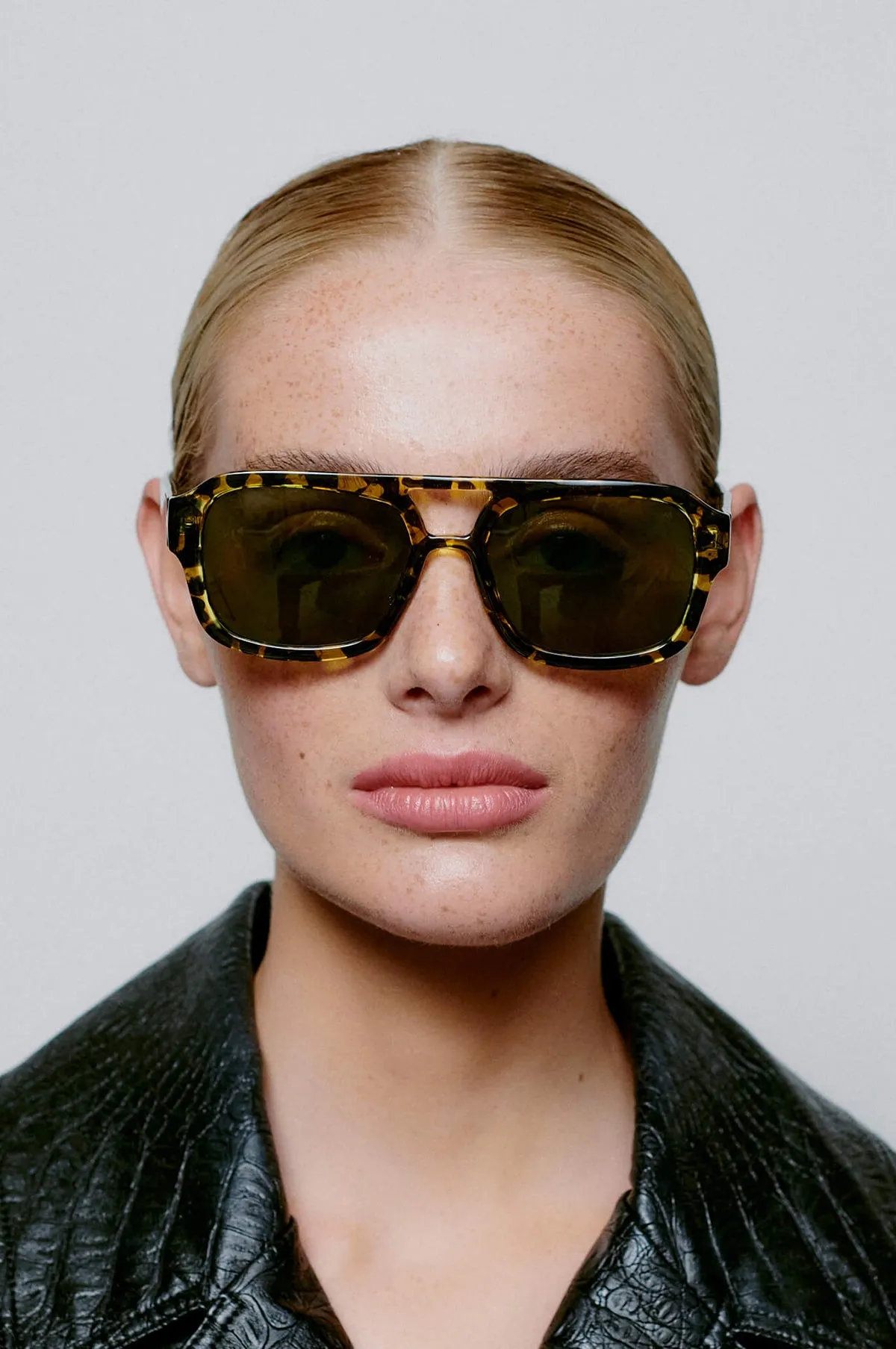 Kaya Sunglasses Black/Yellow Tortoise