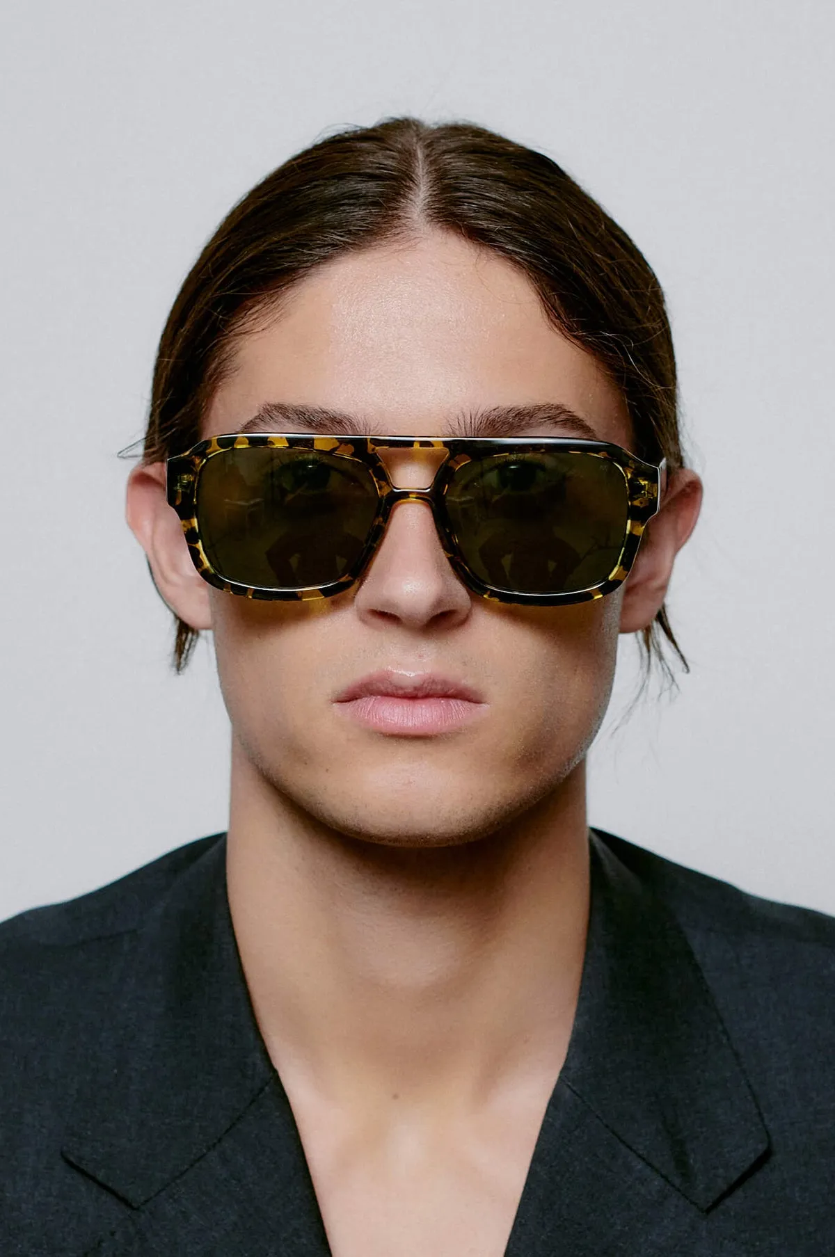 Kaya Sunglasses Black/Yellow Tortoise