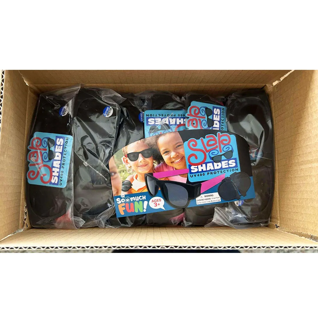 Kids Slap Bracelet Sunglasses - 12 Pieces Per Pack 23660