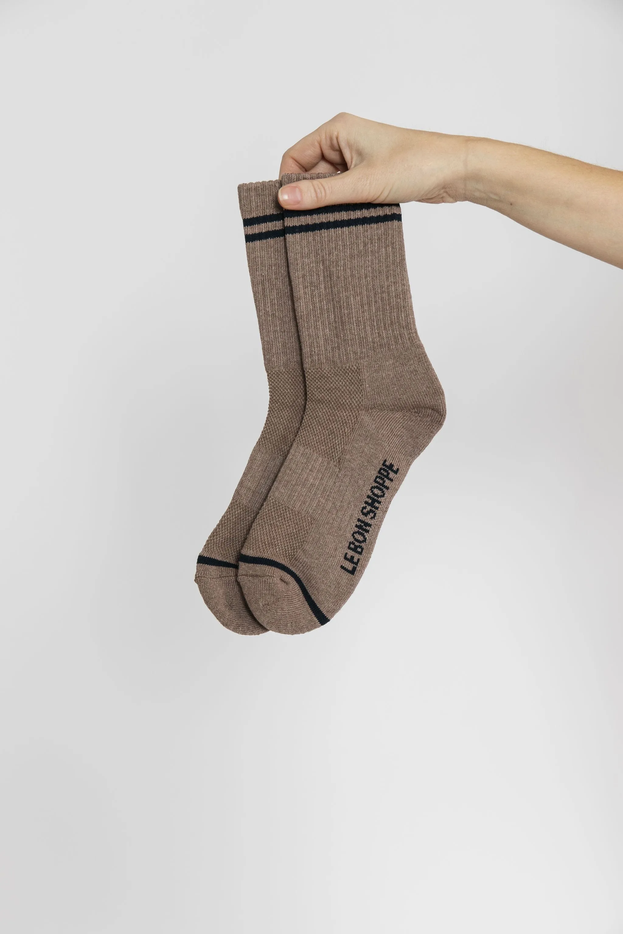 Le Bon Shoppe Boyfriend Socks in Cocoa