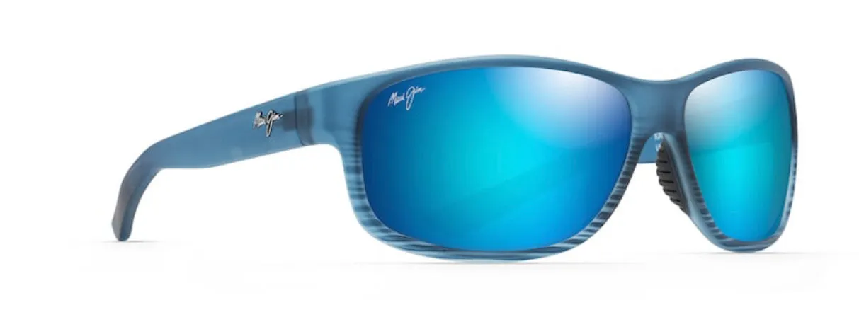 Maui Jim KAIWA CHANNEL Polarized Wrap Sunglasses
