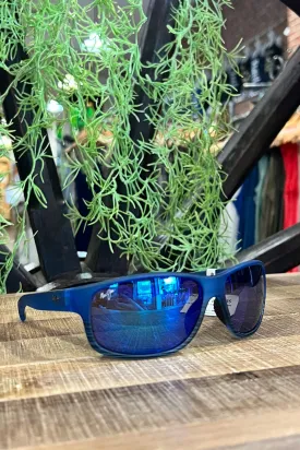 Maui Jim KAIWA CHANNEL Polarized Wrap Sunglasses