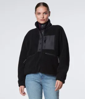 Mixed Media Zip Jacket