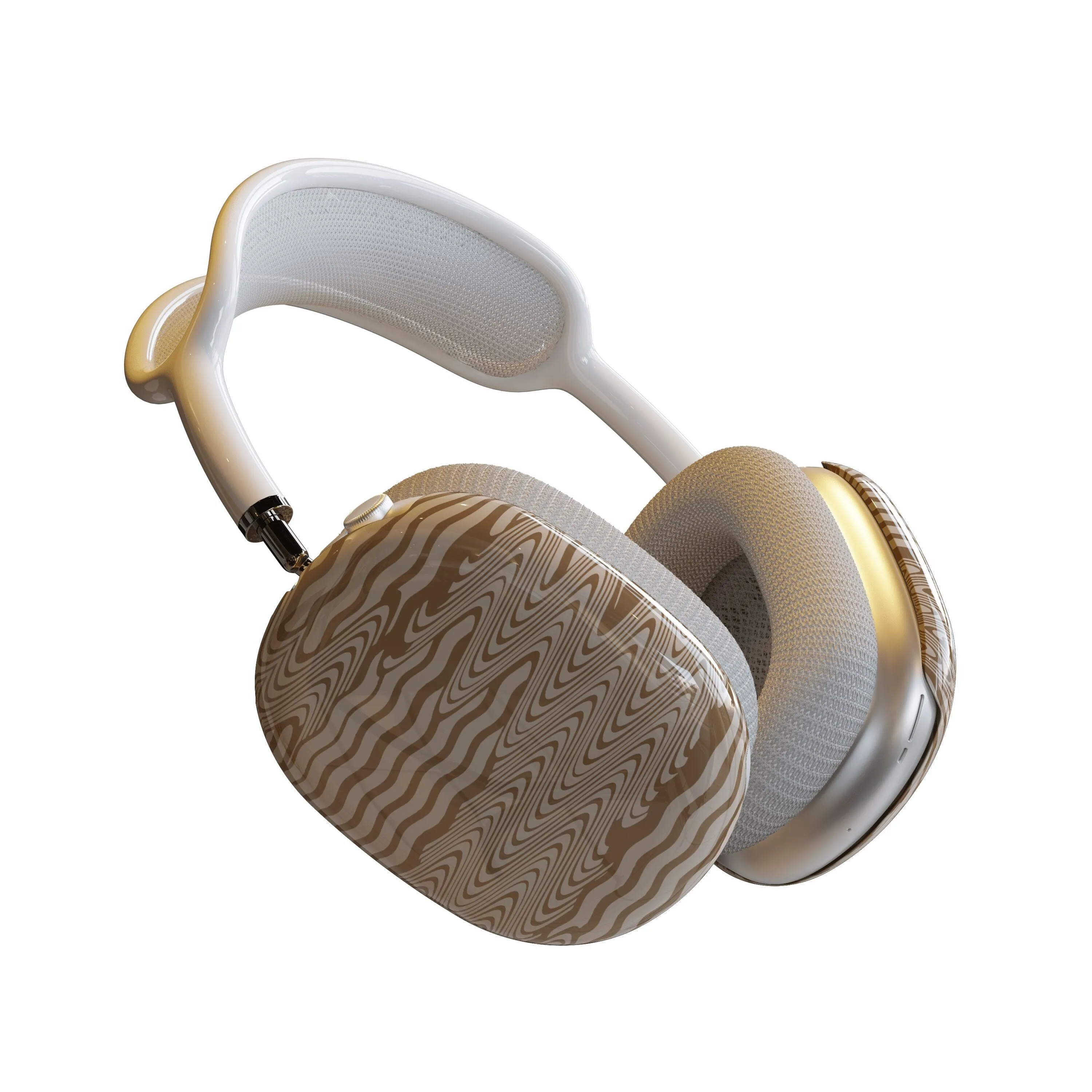 Mocha Ripple | Brown Waves AirPods Max Case