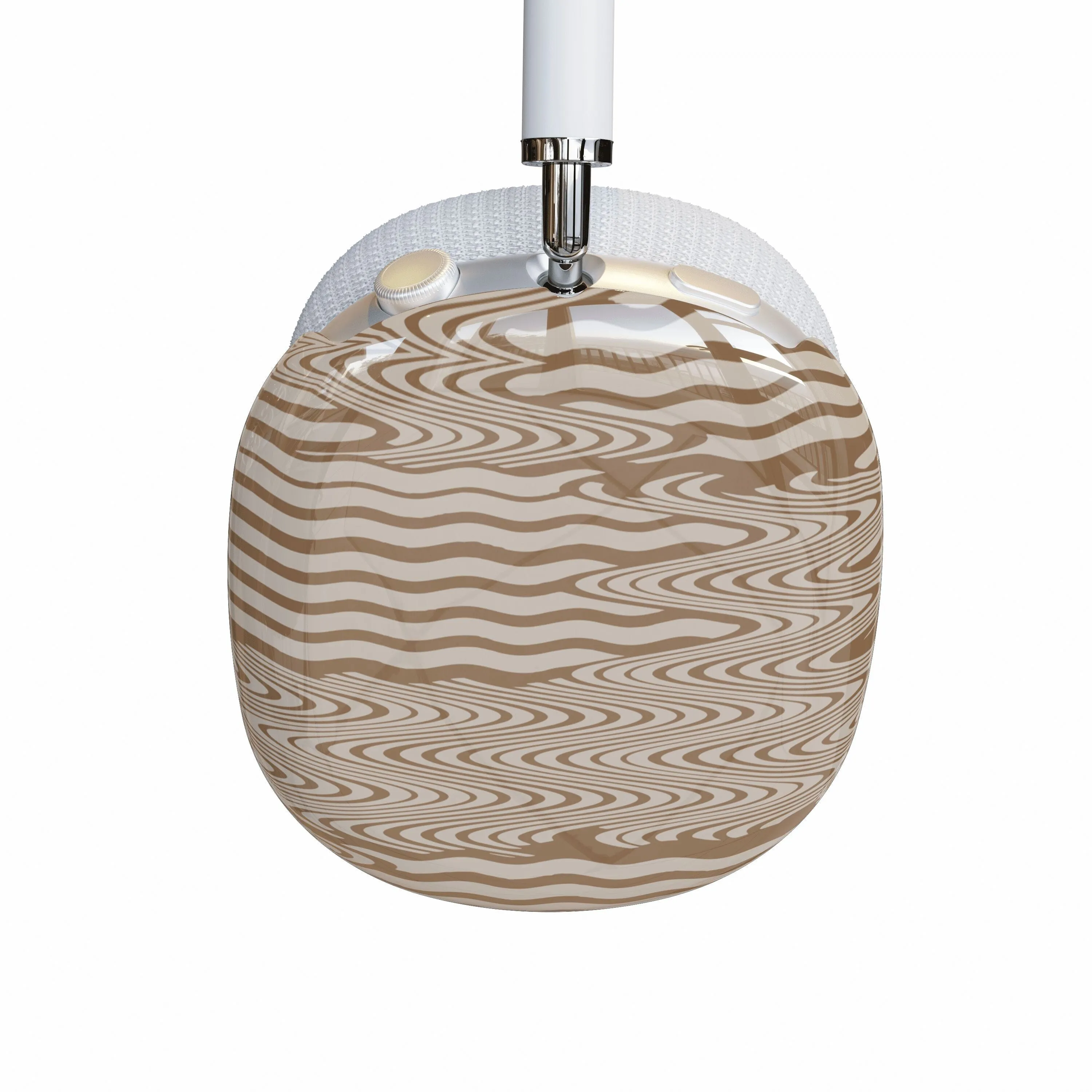 Mocha Ripple | Brown Waves AirPods Max Case