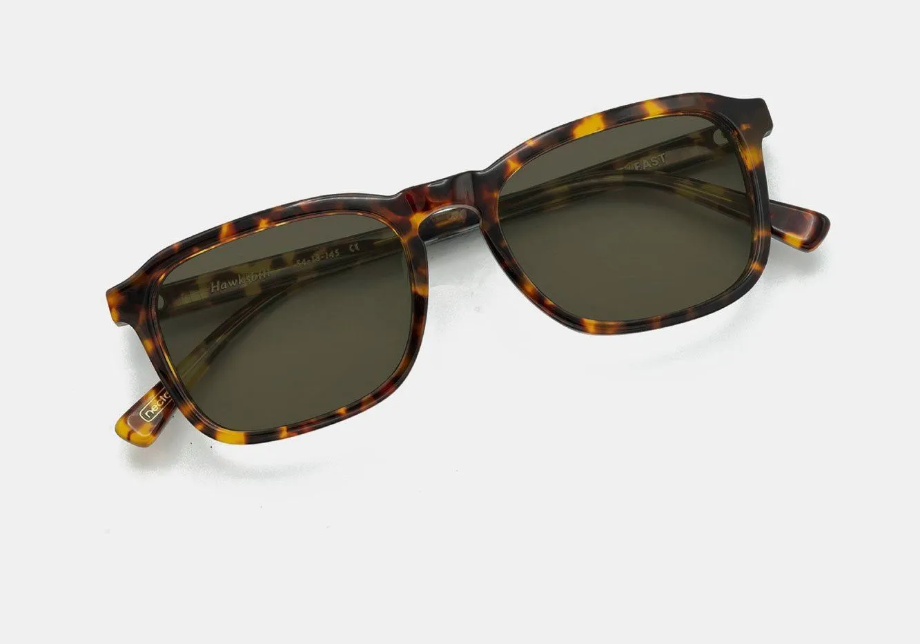 Nectar Havana Tortoiseshell Hawksbill Polarized Sunglasses