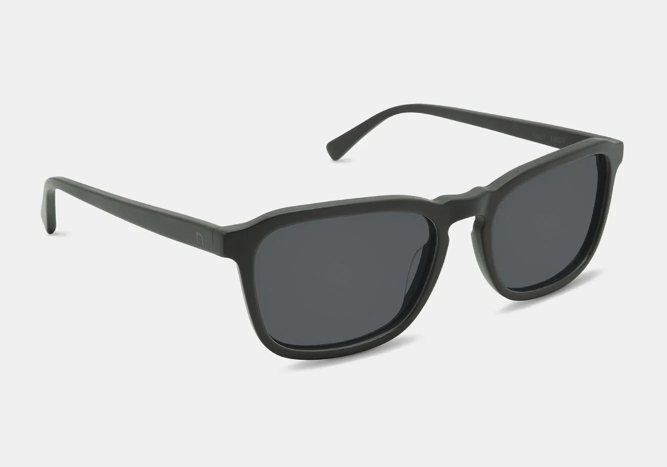 Nectar Matte Midnight Black Hawksbill Polarized Sunglasses