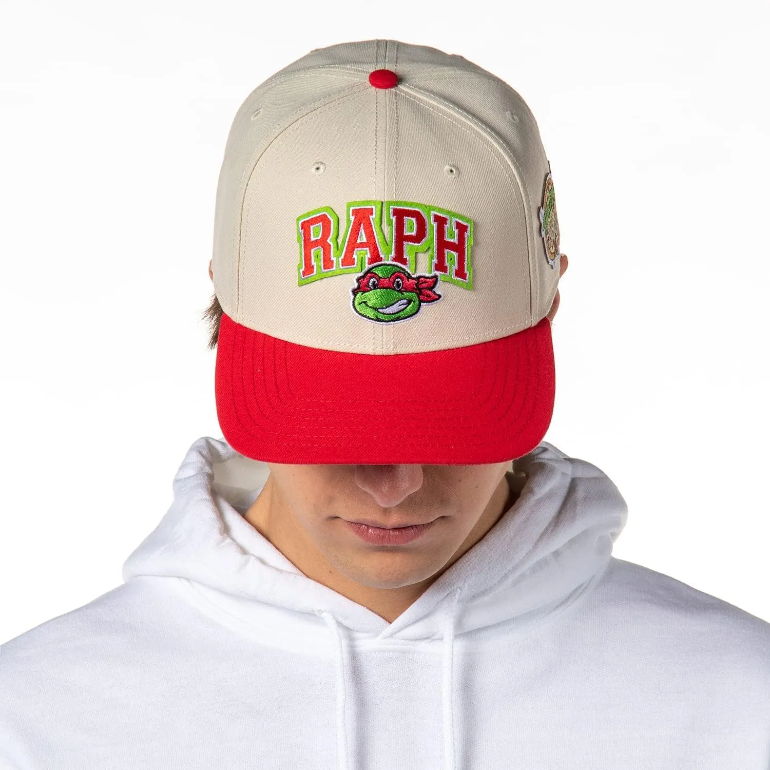 Nickelodeon Mens' Teenage Mutant Ninja Turtles Embroidered Classic Precurve Snapback Hat