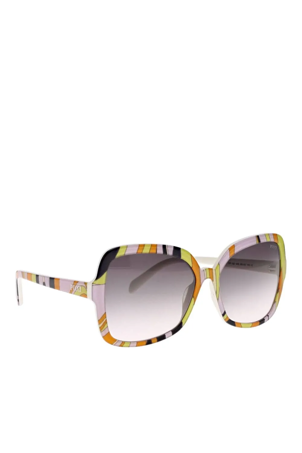 Orange Swirl Acetate Butterfly Sunglasses