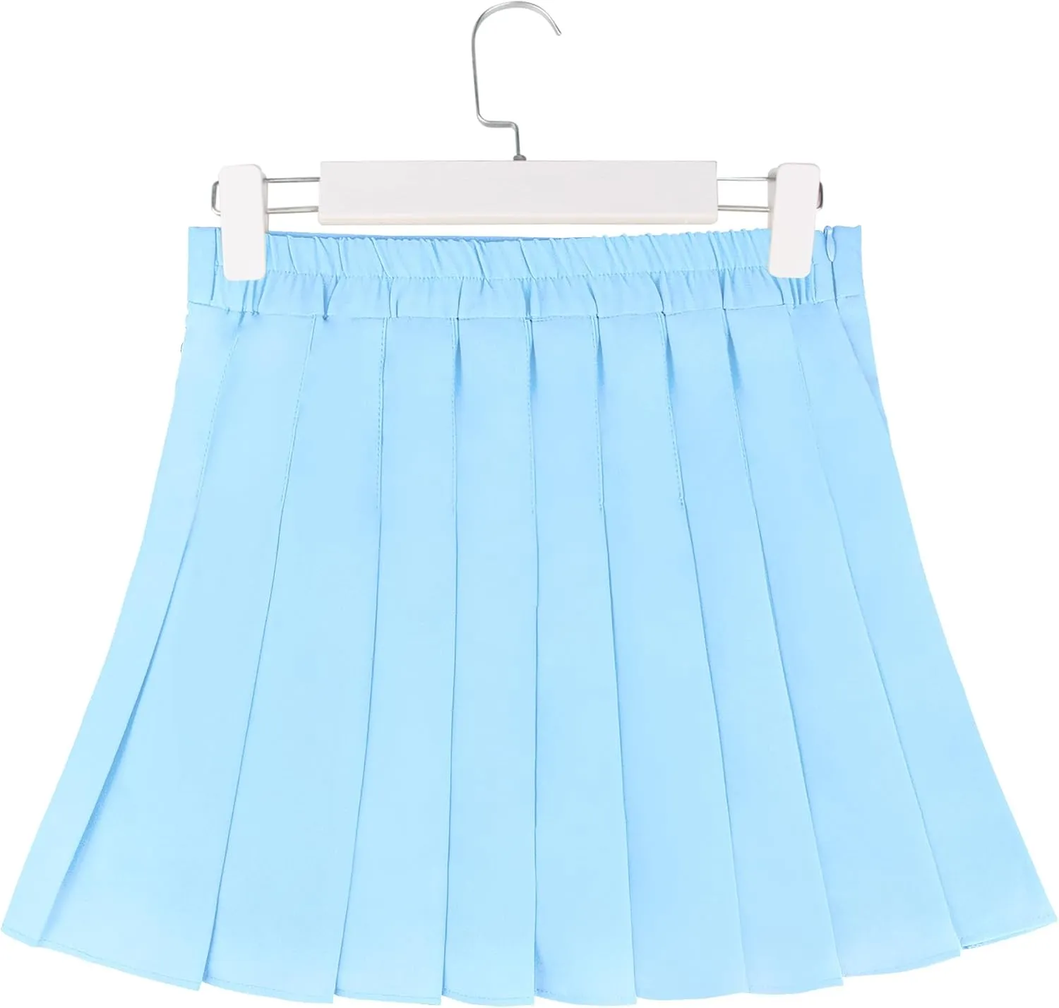 Pleated Skirt for Women Skater Skirt with Shorts Elastic Waist Plus Size Tennis Skirts
