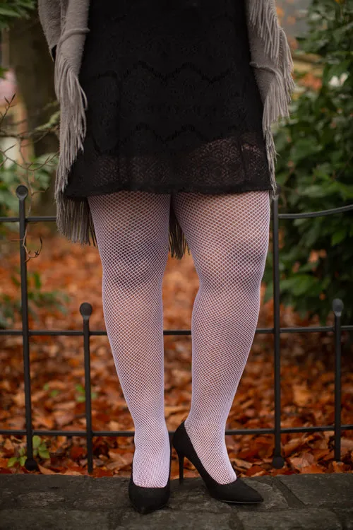 Plus Size Fishnet Seamless Pantyhose