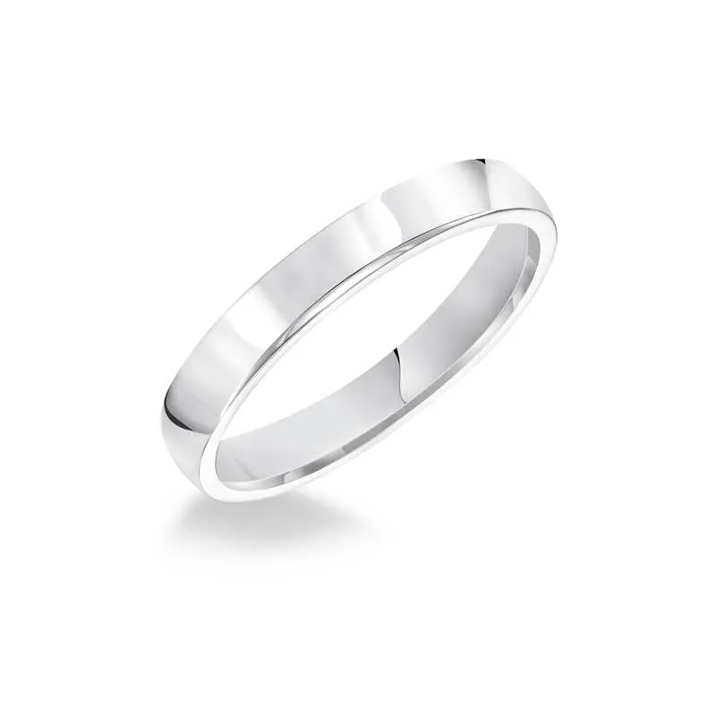 Polished Low Round Profile Comfort Fit Wedding Band