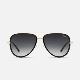 Quay All In Mini Sunglasses - Black