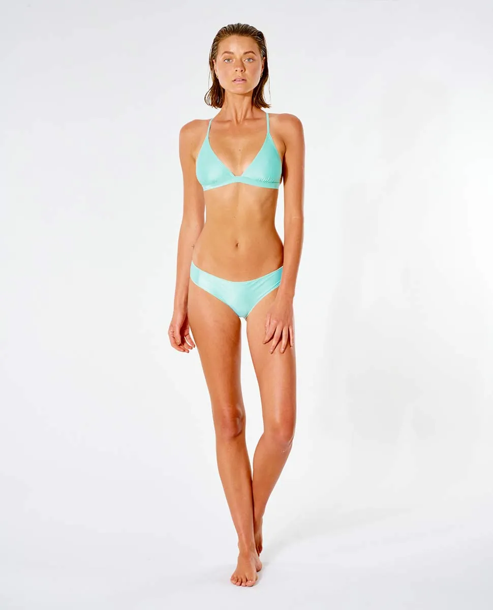 RIP CURL Classic Surf Eco Cheeky Coverage Bikini Bottom Women's Light Aqua