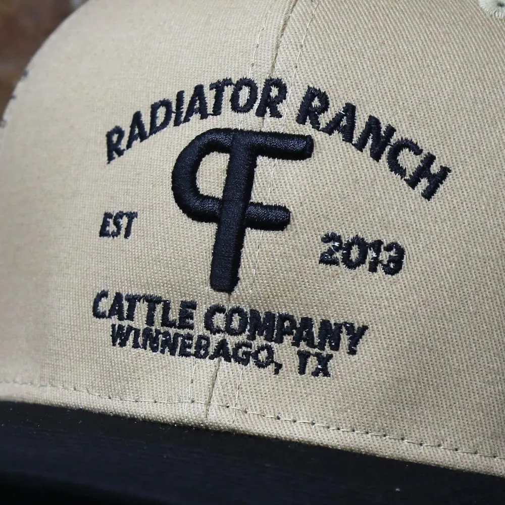 Rodeo Time Dale Brisby Radiator Ranch PF Brand Adjustable Snapback Hat for Men & Women, Breathable Baseball Cap, One Size