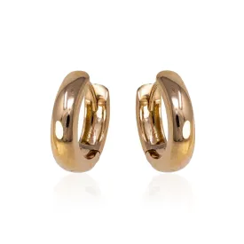 Rose Gold Huggies Earrings