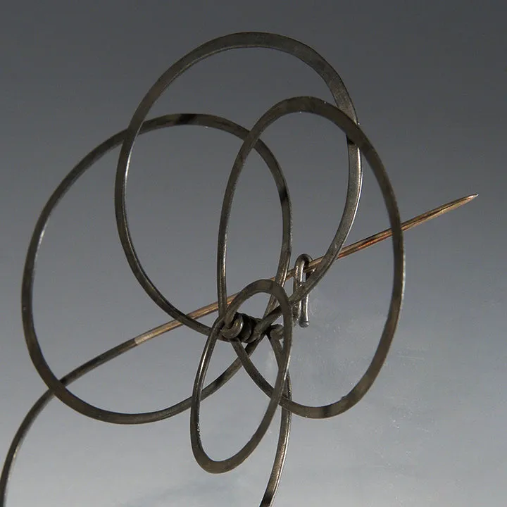 Round and Round Brooch