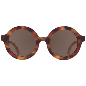 Round "Totally Tortoise" Sunglasses with Amber lens