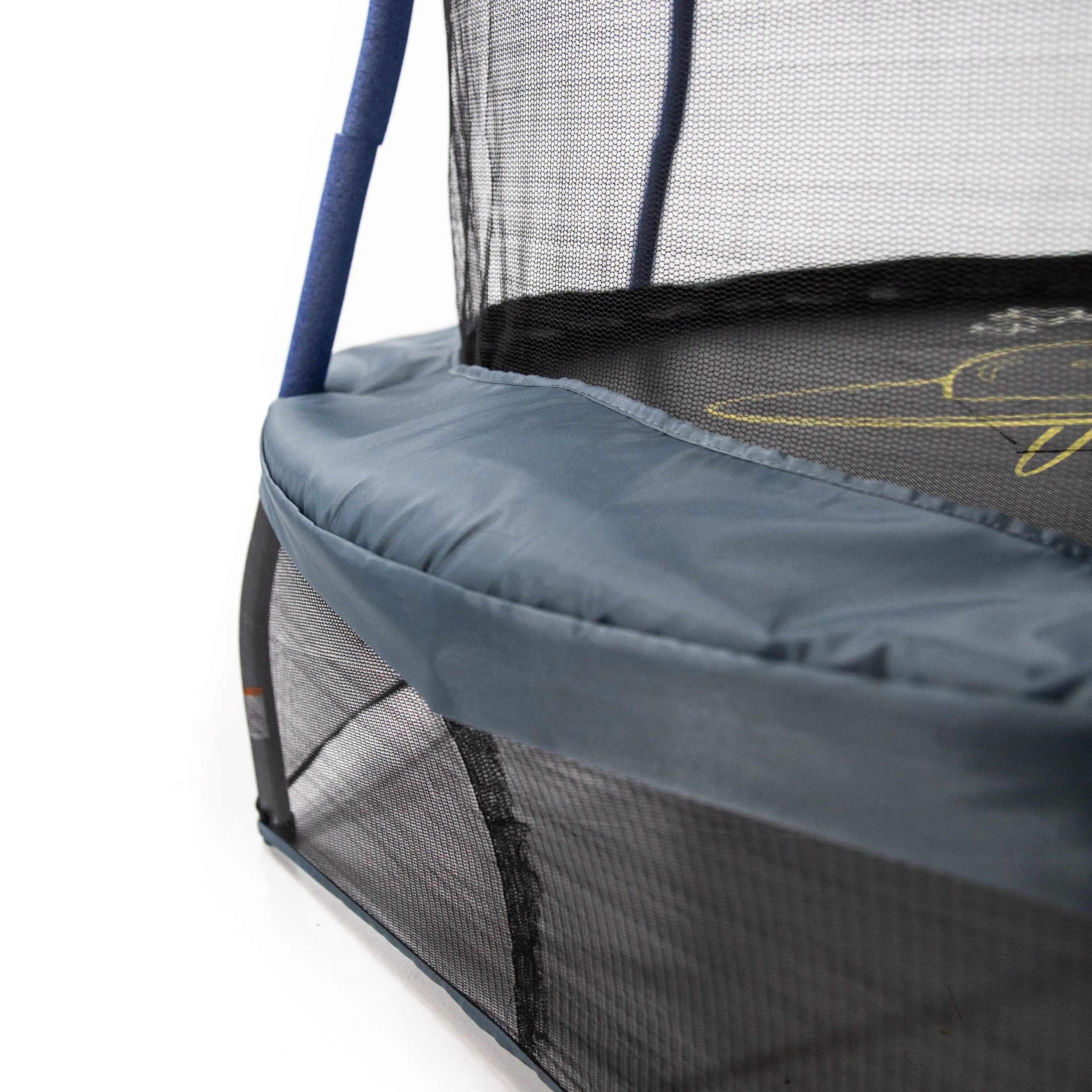 Round Space Explorer Mini Trampoline with Enclosure