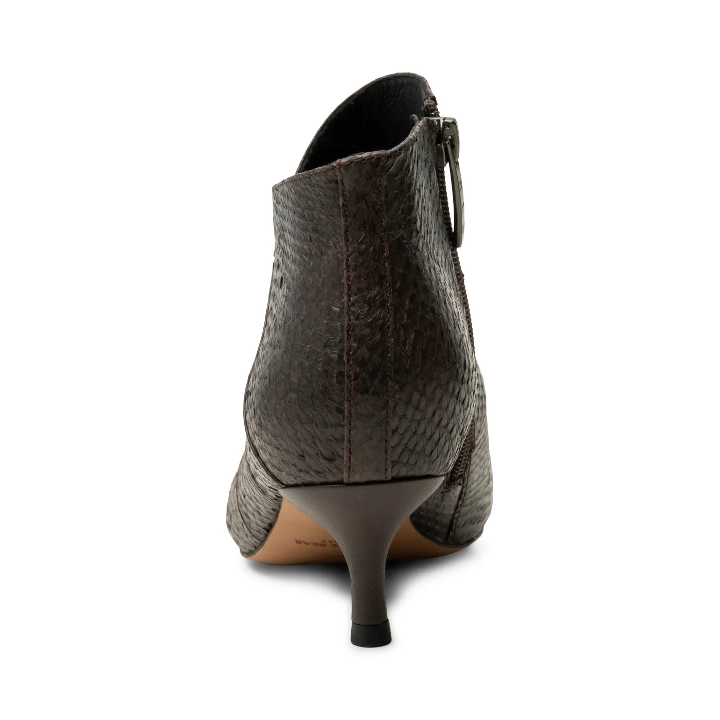 Saga støvlet fiskelæder - DARK BROWN