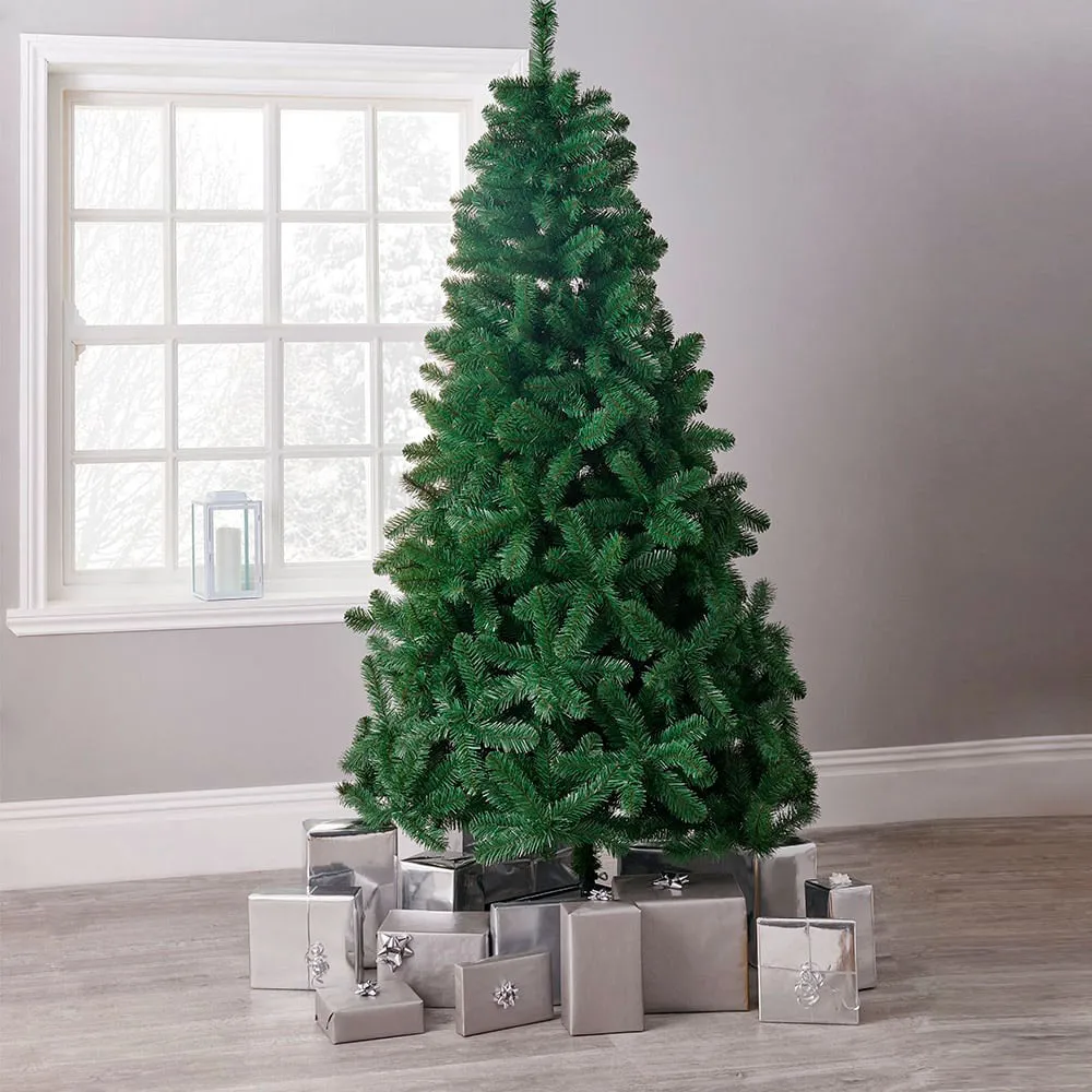 Scandinavian 7ft Green Artificial Christmas Tree