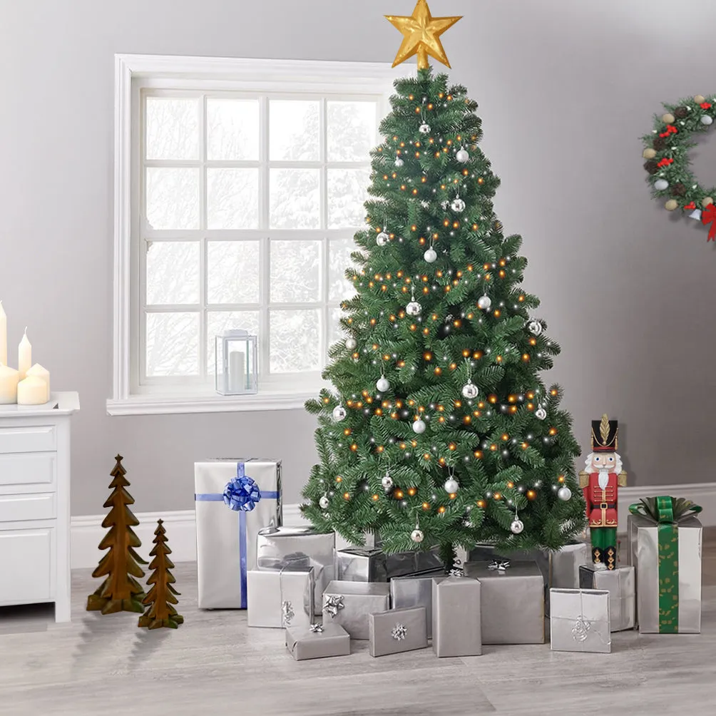 Scandinavian 7ft Green Artificial Christmas Tree
