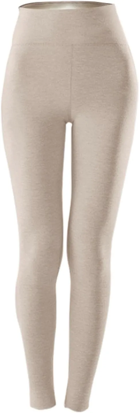 Soft Clouds Fleece Leggings for Women Casual Warm Winter Solid Pants Thermal Tights High Waist Yoga Pants