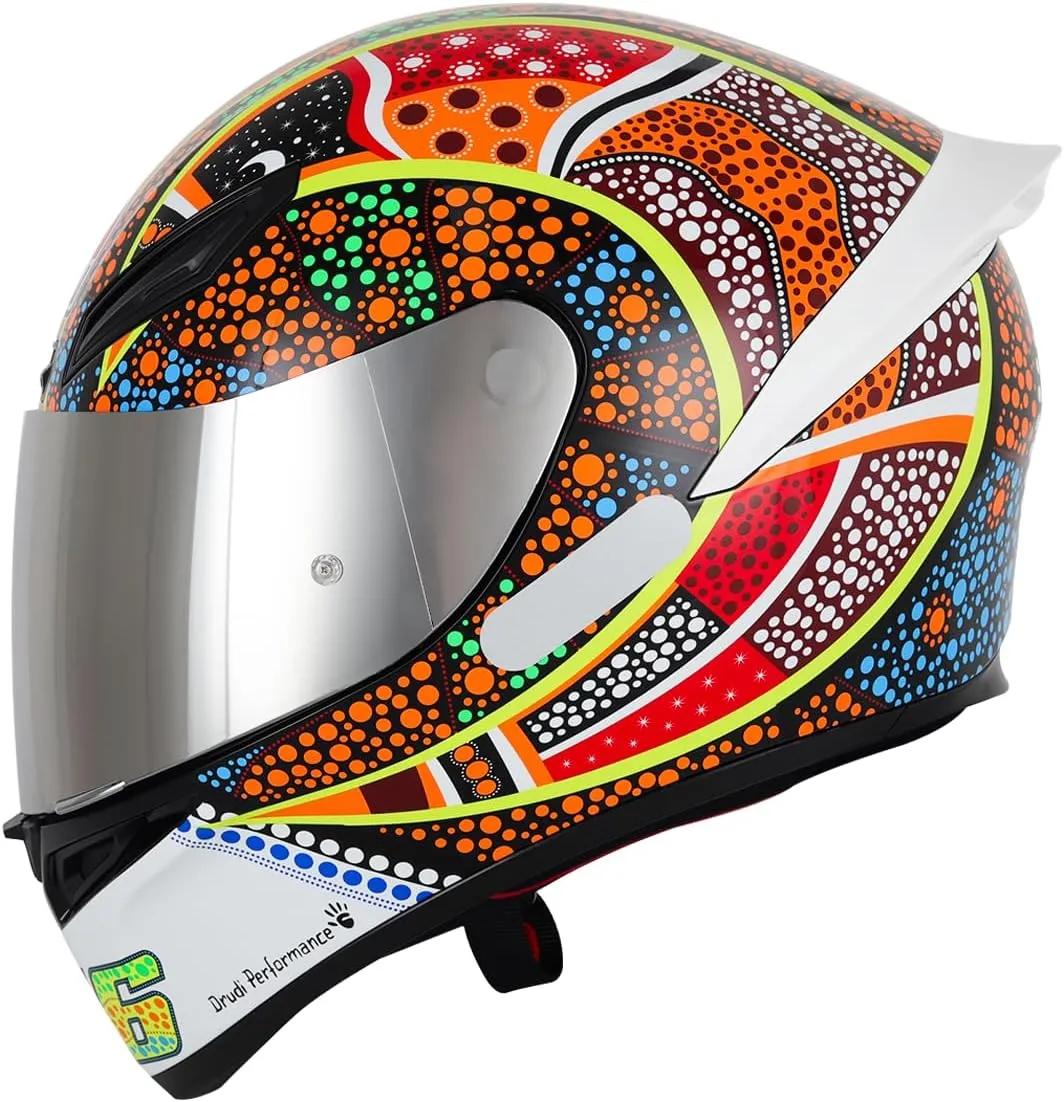 Soman K1 Helmet Visor Replacements, K1S Tinted Helmet Visor Compatible with K1 K1S K3SV K5 K5S UV Protection (Mirrored)