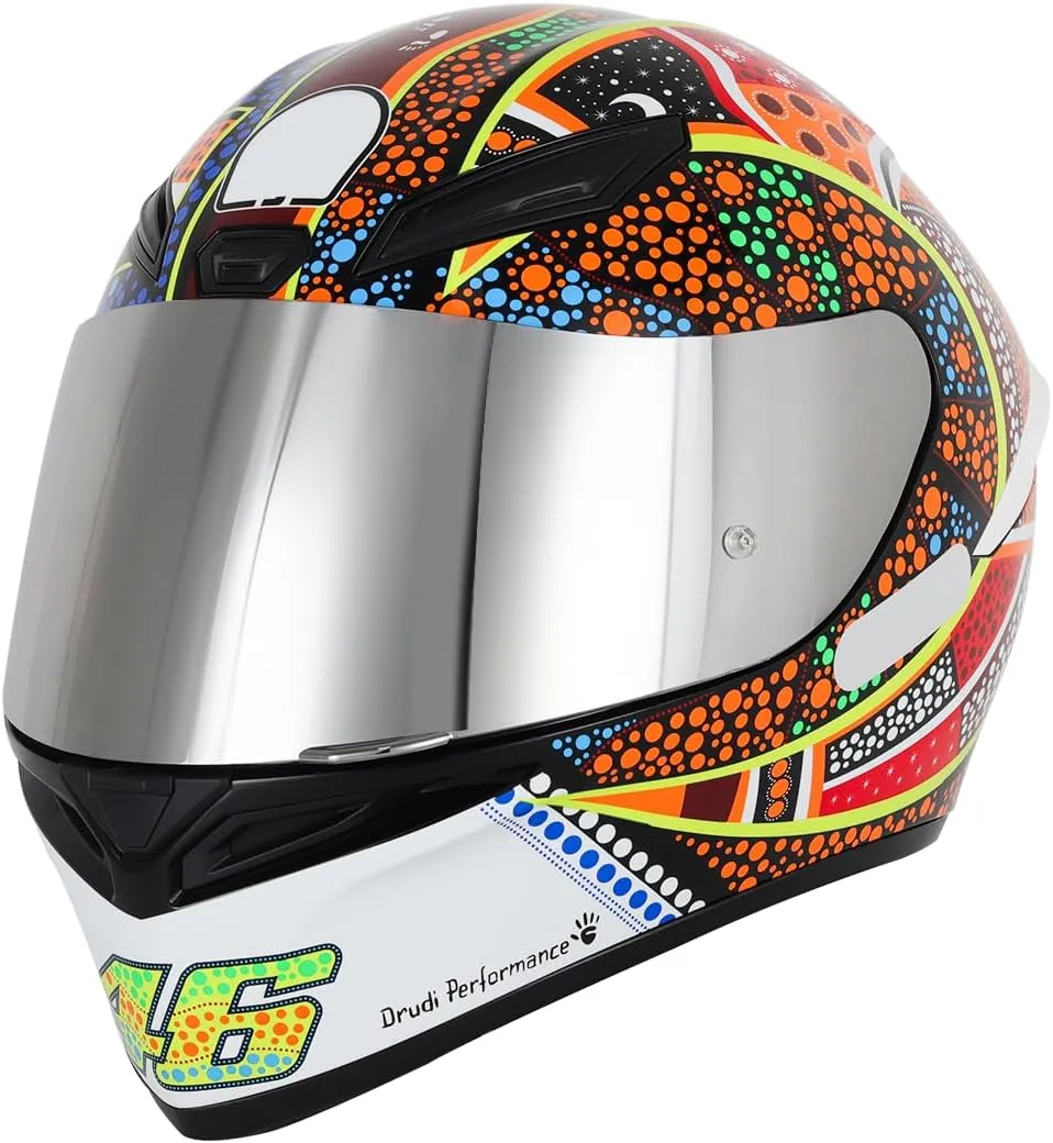 Soman K1 Helmet Visor Replacements, K1S Tinted Helmet Visor Compatible with K1 K1S K3SV K5 K5S UV Protection (Mirrored)