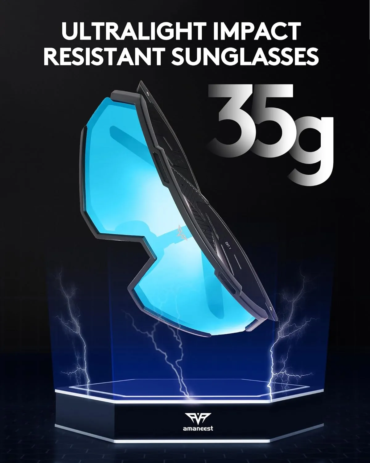 Sunglasses UV Protection Cycling Sunglasses for Men and Women,Impact Resistance Z87.1 for Construction