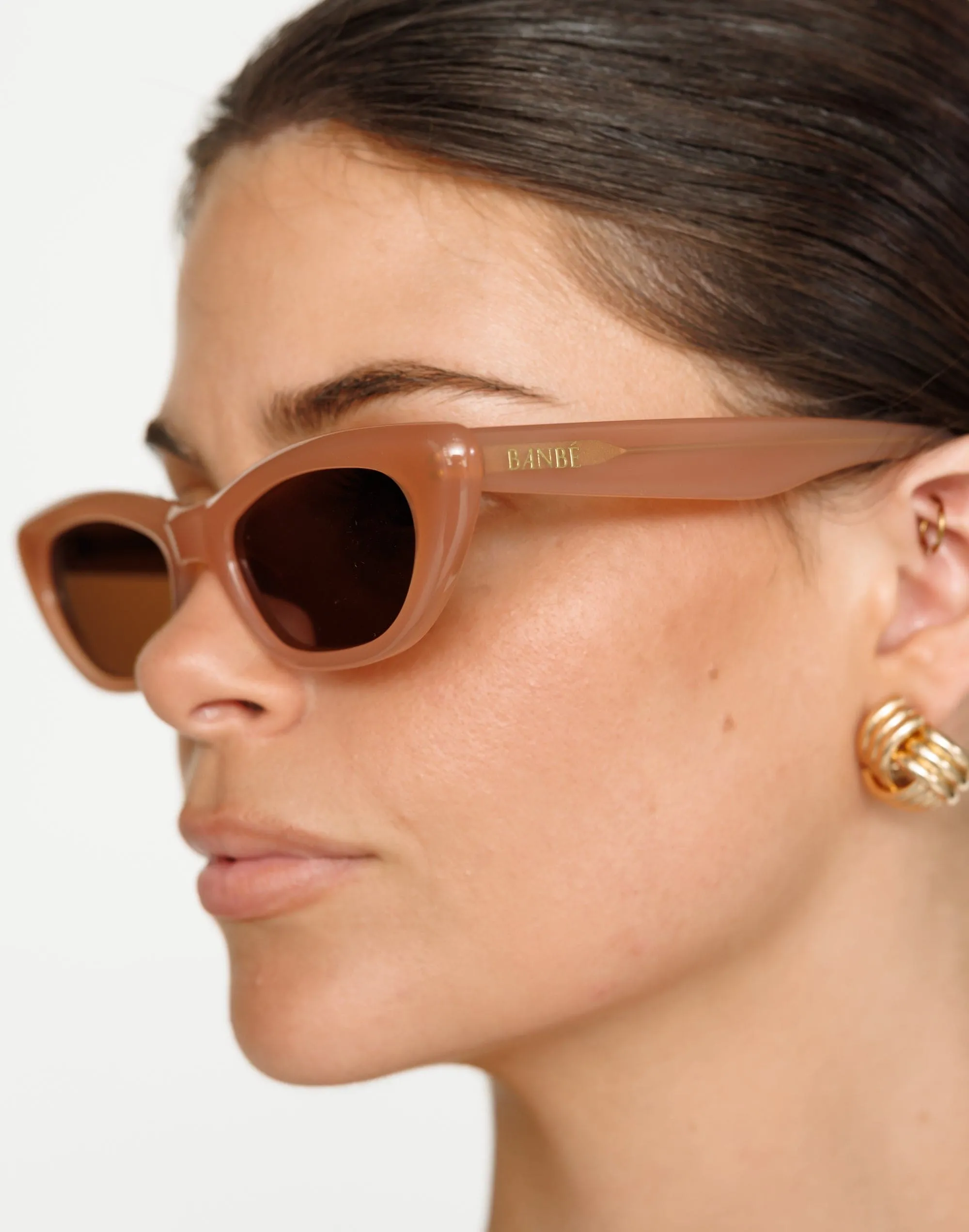 The Caroline Sunglasses (Nude) - By Banbé