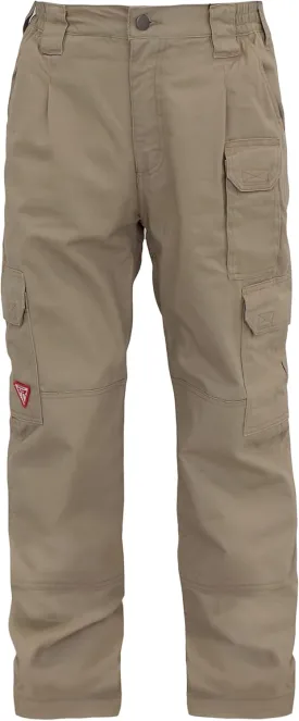 TICOMELA FR Pants for Men Flame Resistant Cargo Pants Lightweight 100% Cotton NFPA2112 7.5oz Elastic Waist Pants