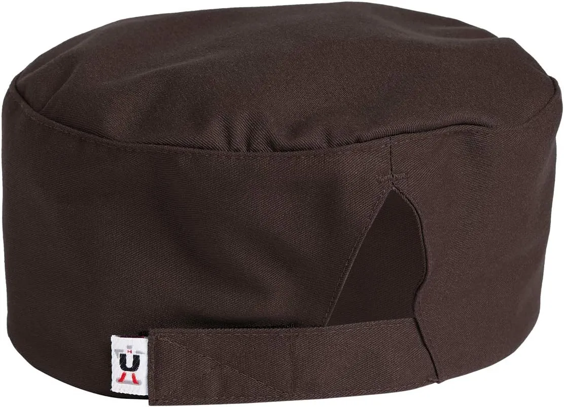 Uncommon Threads Unisex Chef Beanie Hat Cap, Adjustable