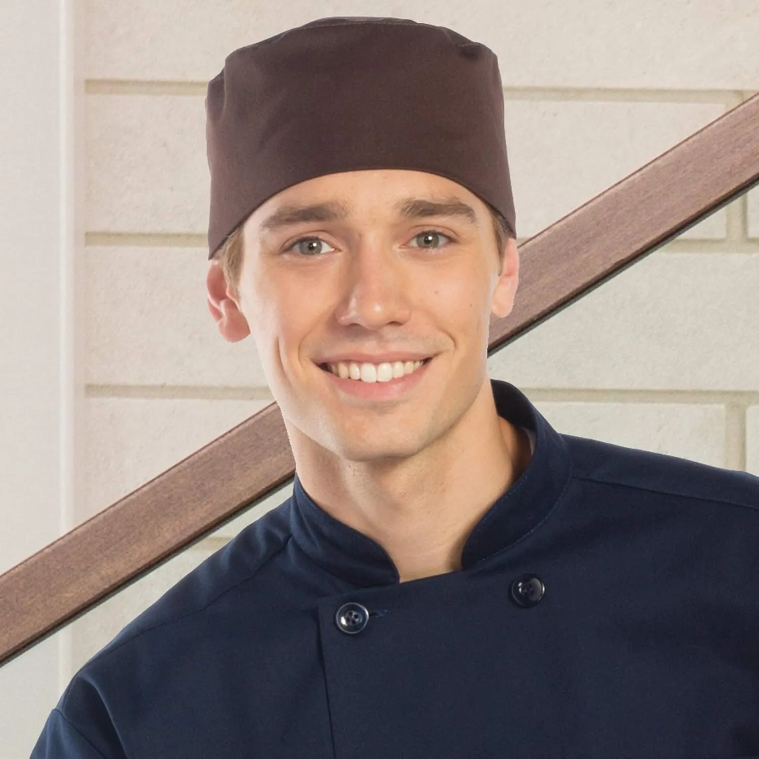 Uncommon Threads Unisex Chef Beanie Hat Cap, Adjustable