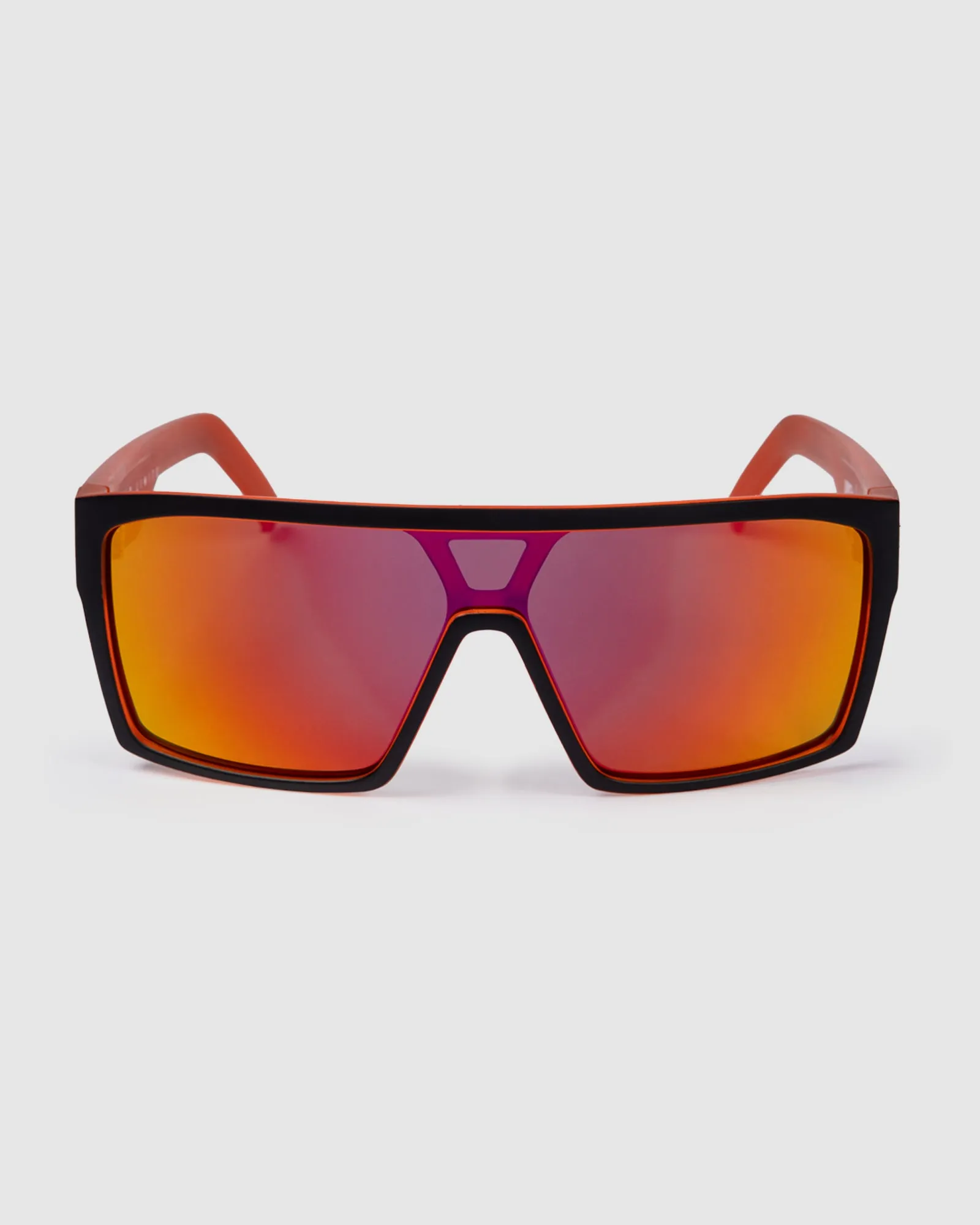 UNIT Command Sunglasses -  Matte Black Orange Polarised