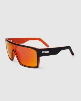 UNIT Command Sunglasses -  Matte Black Orange Polarised